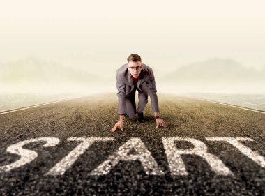 Start çizgisinde, işadamı