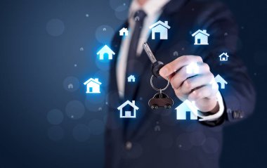Evlerin tuşu tutmakta işadamı