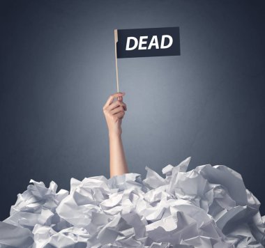 El tutma siyah işaret