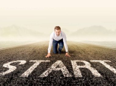 Start çizgisinde, işadamı