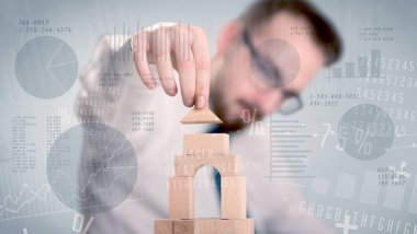 Bir kule inşa işadamı