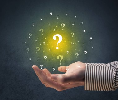 El tutma soru işaretleri