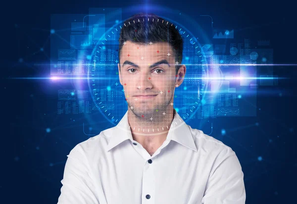 Facial recognition system — Stock Photo, Image