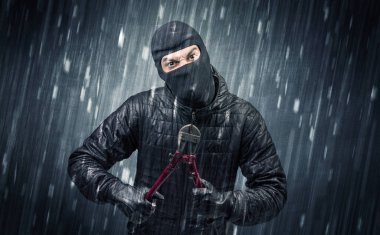 Ev kamera eylem tarafından hırsız yakalandı.