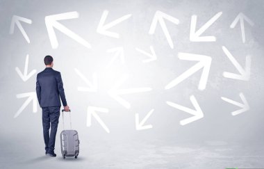 Tatsız oklarla bırakarak işadamı