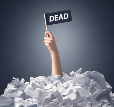 El tutma siyah işaret