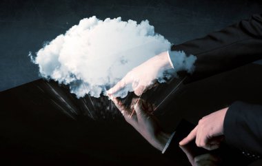 Etkileşimli tablo dokunmadan eller