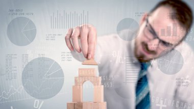 Bir kule inşa işadamı