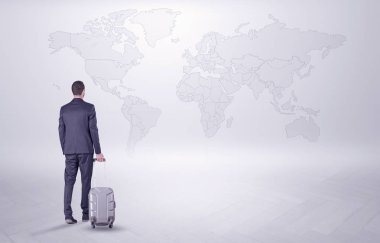 Dünyanın her yerinde onun gezisi işadamı