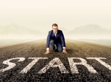 Start çizgisinde, işadamı