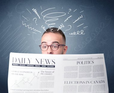 işadamı okuma gazete