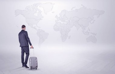 Dünyanın her yerinde onun gezisi işadamı