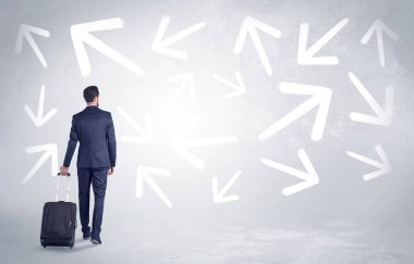 Tatsız oklarla bırakarak işadamı