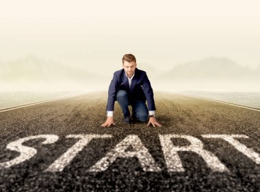 Start çizgisinde, işadamı