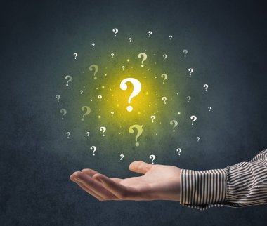 El tutma soru işaretleri