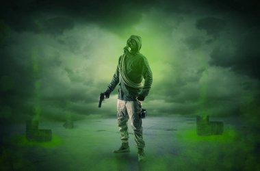 Patlamadan sonra terk edilmiş bir alanda korumak