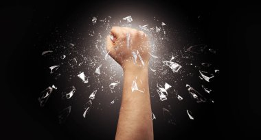 El yoğun vurur ve gözlük tatili