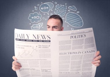 işadamı okuma gazete