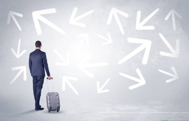 Tatsız oklarla bırakarak işadamı