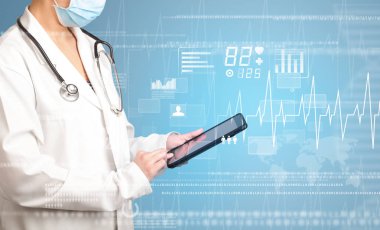 kadın doktor tablet ile