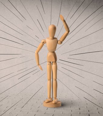 Ahşap manken kavramı