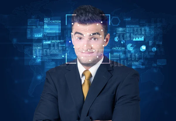 System rozpoznawania twarzy — Zdjęcie stockowe