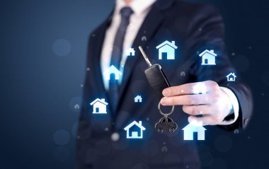 Evlerin tuşu tutmakta işadamı