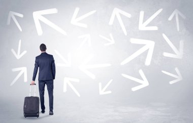 Tatsız oklarla bırakarak işadamı