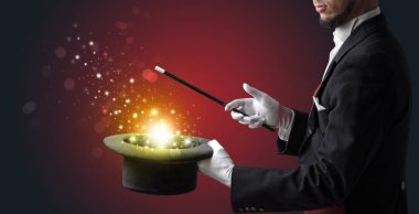 Beyaz el conjuring ortada