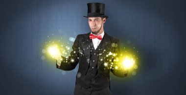 Süper güç elinde tutan illüzyonist