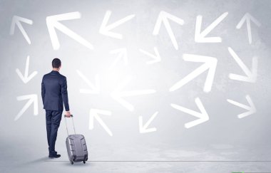 Tatsız oklarla bırakarak işadamı