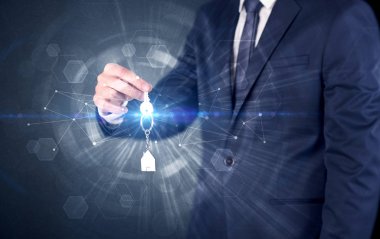 Tuşları ile bağlantı kavramı holding adam