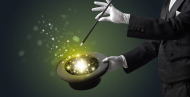 Beyaz el conjuring ortada