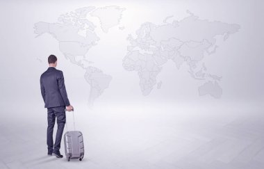 Dünyanın her yerinde onun gezisi işadamı