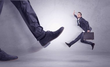 Tekme, uçan işadamı ayak