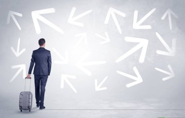 Tatsız oklarla bırakarak işadamı