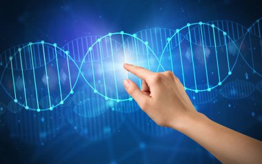 DNA molekülünün dokunmadan el