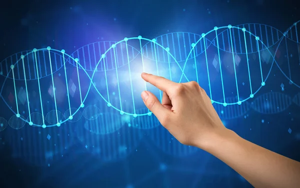 DNA molekülünün dokunmadan el