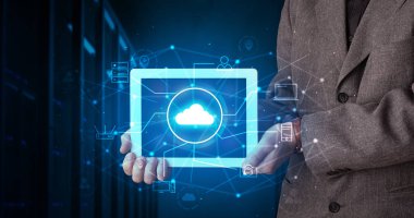 Sanal çalışma alanı kavramı ile karanlık bir alanda el