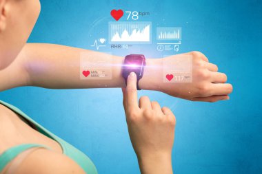 Kardiyo ve smartwatch.