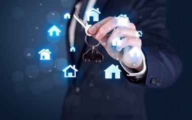 Evlerin tuşu tutmakta işadamı
