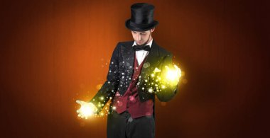 Süper güç elinde tutan illüzyonist