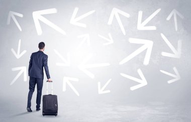 Tatsız oklarla bırakarak işadamı