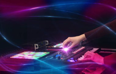 dalga vibe kavramı ile karıştırma müzik MIDI denetleyicisi