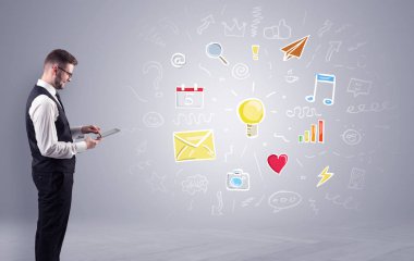 Yaratıcı düşünme kavramı, semboller ve Yöneticisi