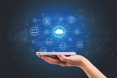 El telefon grafikler ve grafikleri ve raporları genel kavram çalışma