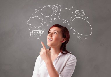 Doodle sohbet konsepti ile öğrenci