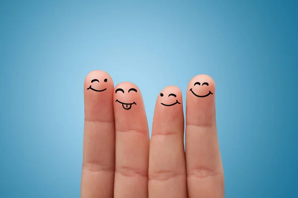 Smile fingers together — Stock Photo, Image