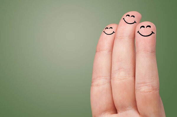 Smile fingers together