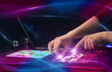 dalga vibe kavramı ile karıştırma müzik MIDI denetleyicisi